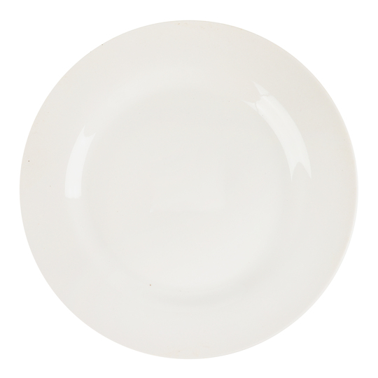 Тарілка порцеляна біла 27*2см