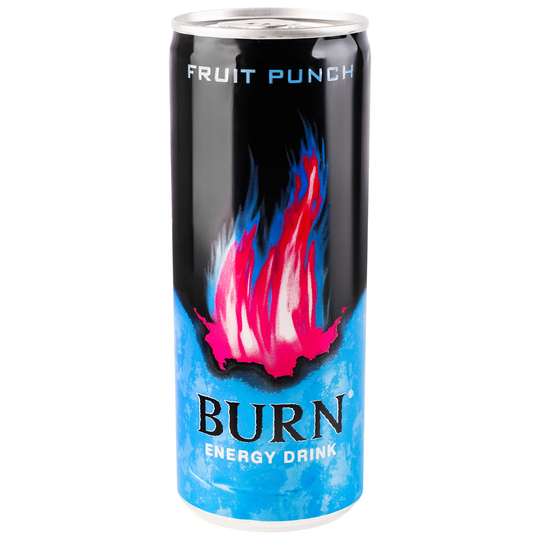 Напій енерг.Fruit Punch Burn 0,25л з/б