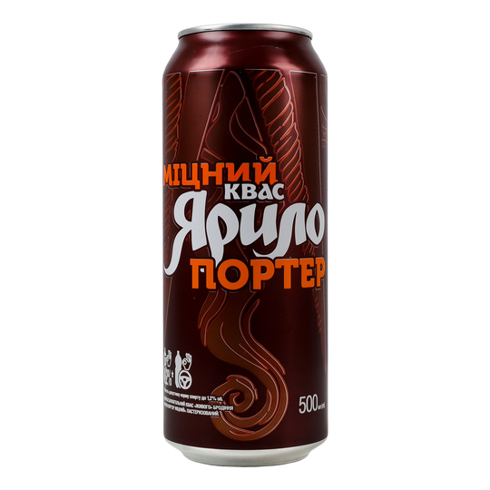 Квас Ярило Портер міцний 0,5 з/б