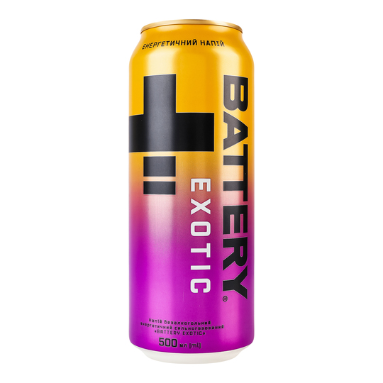 Напій енерг.Battery Exotic 0,5л з/б