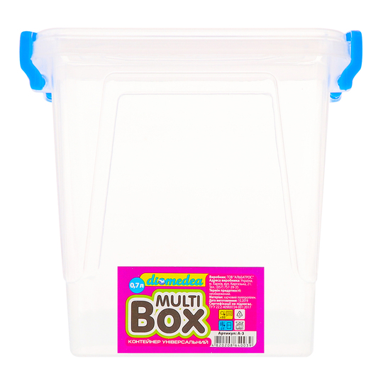 Контейнер з/ручк. універc.пластик 700мл