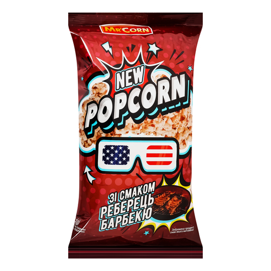 Попкорн см.ребереця барбекю Mr'Corn 70г