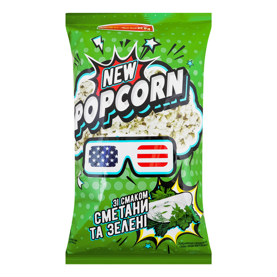 Попкорн см.сметани+зелені Mr'Corn 70г