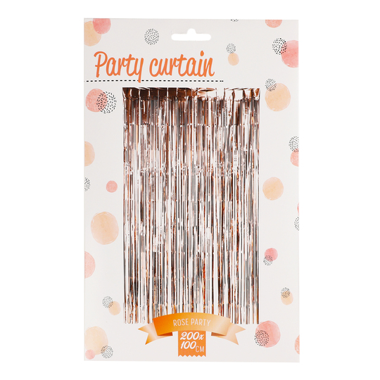 Штора декоративна д/веч.рожева 200*100см