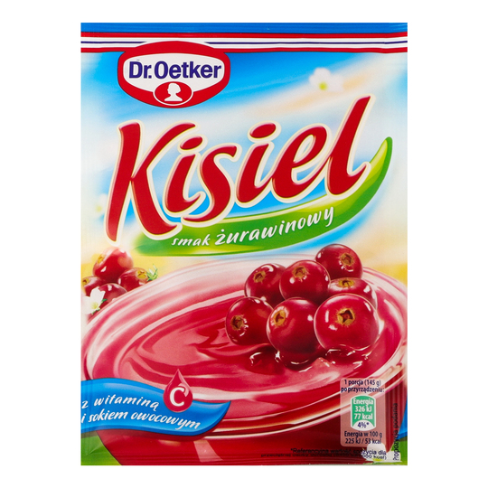 Кисіль зі смаком журавлини Dr.Oetker 38г