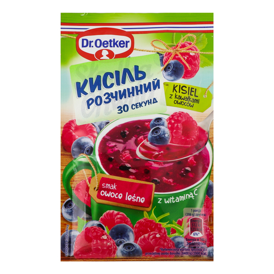 Кисіль Лісові ягоди Dr.Oetker 31,5г