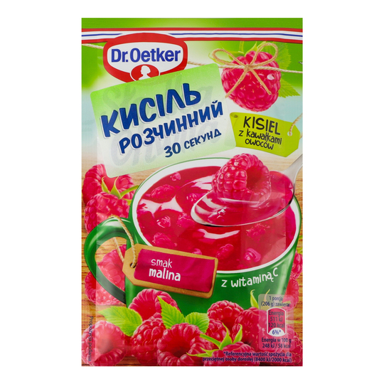 Кисіль Малина Dr.Oetker 31,5г