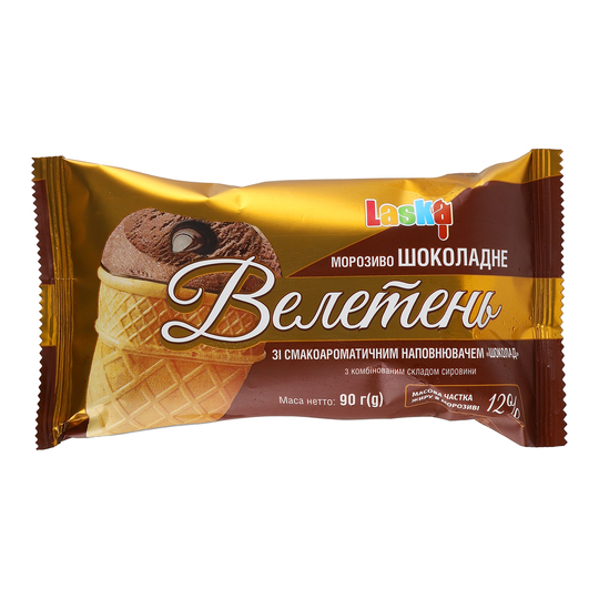 Морозиво шоколадне Велетень ваф/ст.90 г