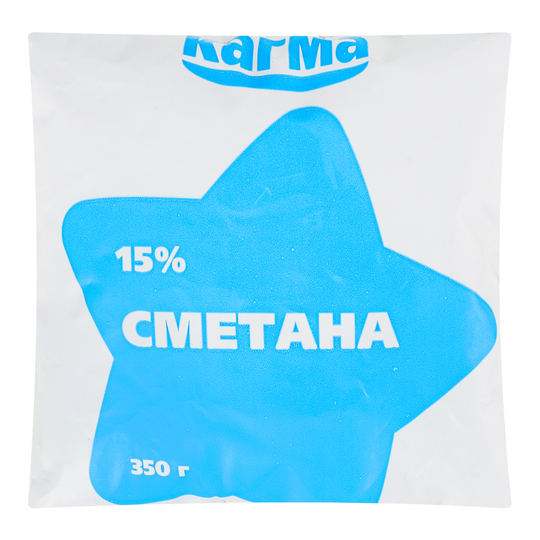 Сметана 15% Кагма 350г плівка