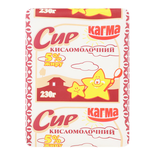 Сир к/м 5% Кагма 230г еколін
