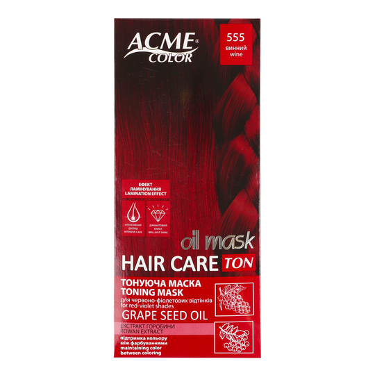 Маска для вол.тонуюча винний ACME COLOR