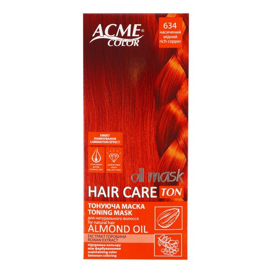 Маска для вол.тонуюча мідний ACME COLOR