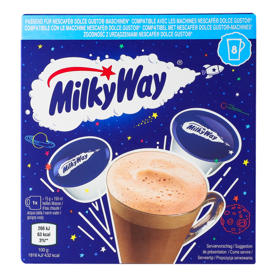 Кава в капсулах Milky Way шоколад 8шт
