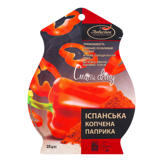 Паприка копчена Смаки світу 25г