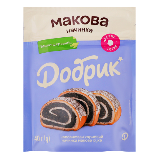 Макова начинка Добрик 140г