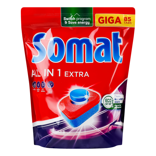 Таблетки д/пмм Somat Extra Все в 1 85шт