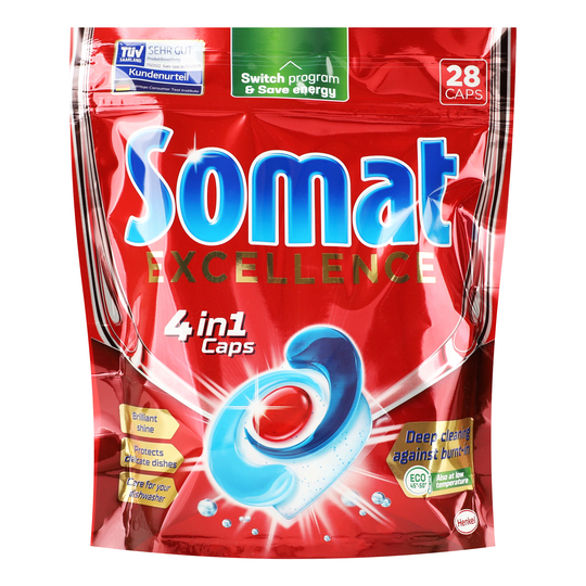 Капсули для пмм Somat Exellence 28шт