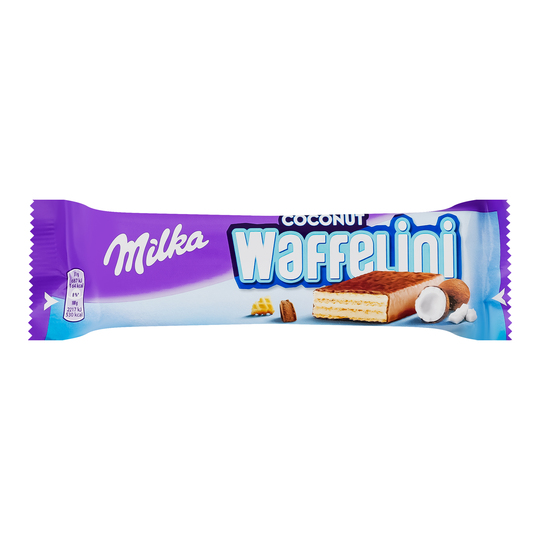 Батончик шок.WAFFELINI кокос Milka 31г