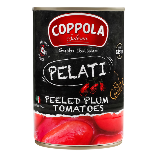 Томати очищ.сливки Coppola Salerno 400г