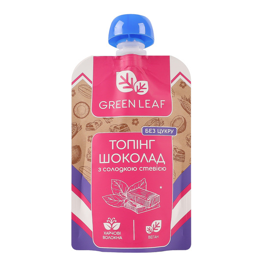 Топінг шокол.зі стев.Green Leaf д/п 90г