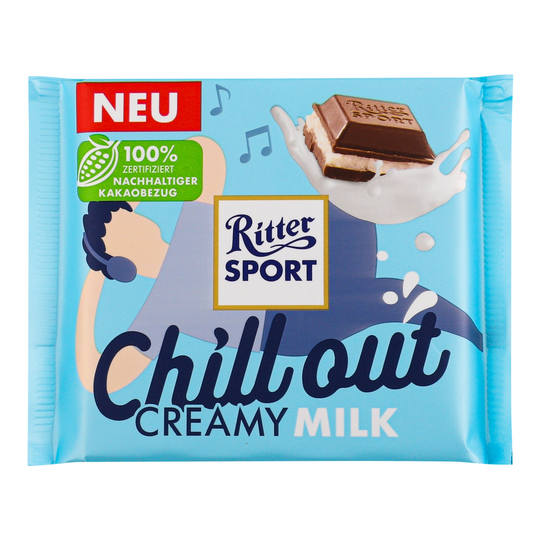 Шоколад мол.вершк.нач.Ritter Sport 100г