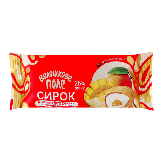 Сирок гл. кол. Волош.Поле 26% ананас 36г