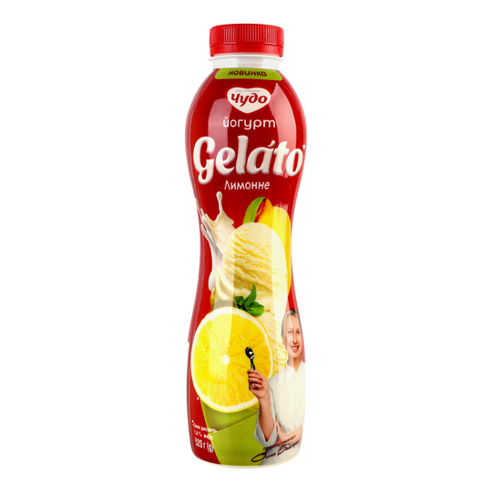 Йогурт Чудо 1,4% лим.-м'ята 520г пляш.