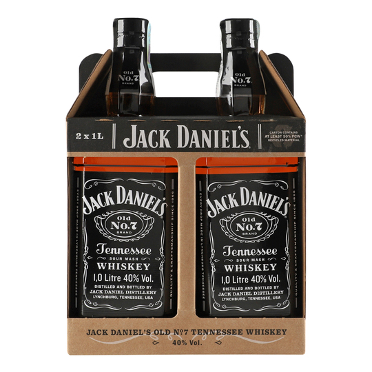 Віскі Jack Daniels Twinset (2x1) 40% 1л