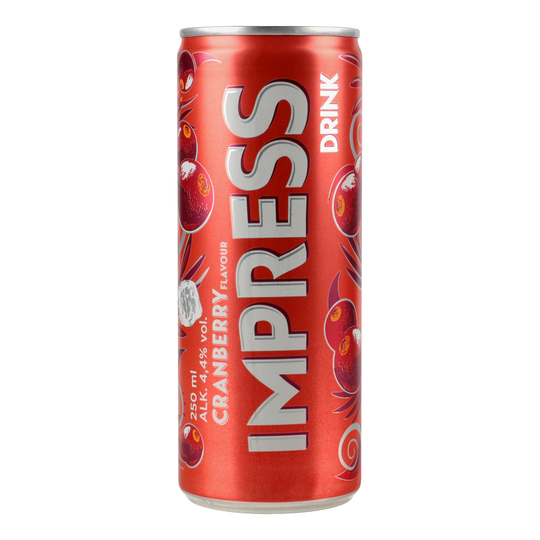 Напій с/а Impress журавлина4,4%0,25л з/б
