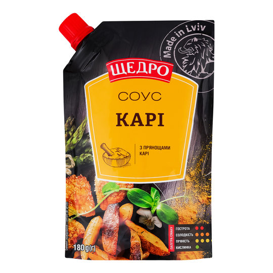 Соус карі Щедро д/п 180г