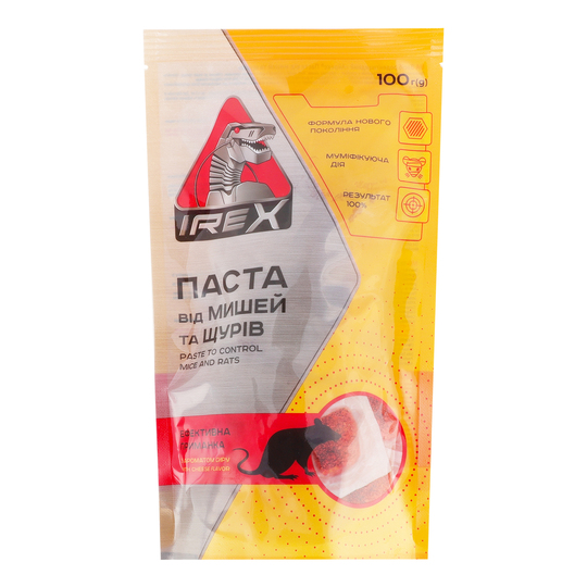 Паста від мишей та щурів Irex 100г