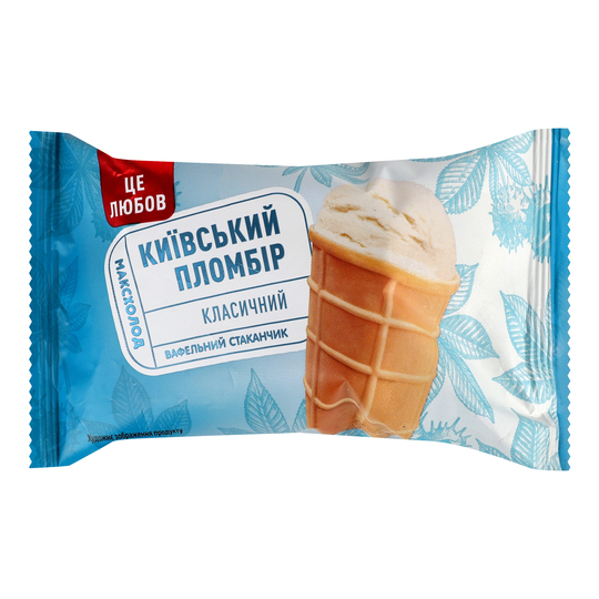 Морозиво пломбір КП ваф/ст.80г