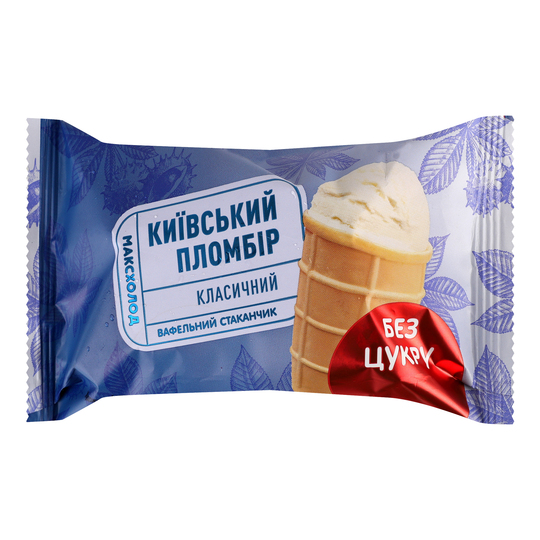 Морозиво пломбір б/ц.КП ваф/с.80г