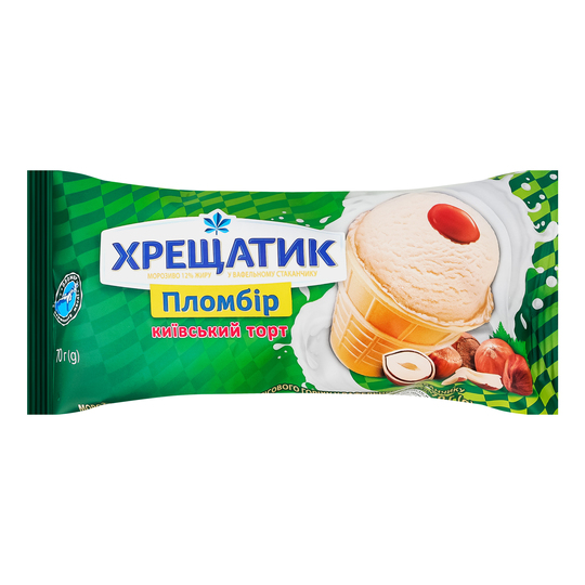 Морозиво 12% Київський торт Хрещатик 70г