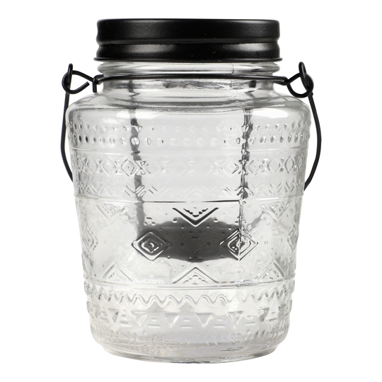 Свічник скло/метал Koopman 90*135 мм