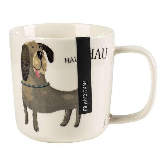 Чашка AMBITION Dajar біла пес 370 мл