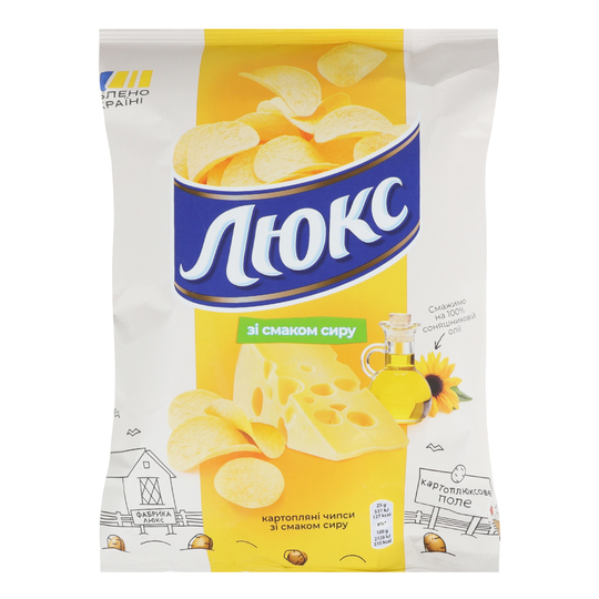 Чипси картопляні сир Люкс 105г