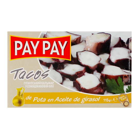 Кальмар гігантський в олії PayPay 115г