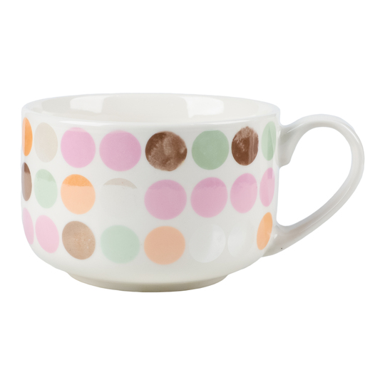 Чашка кераміка в крапку GRNW в ас.500мл