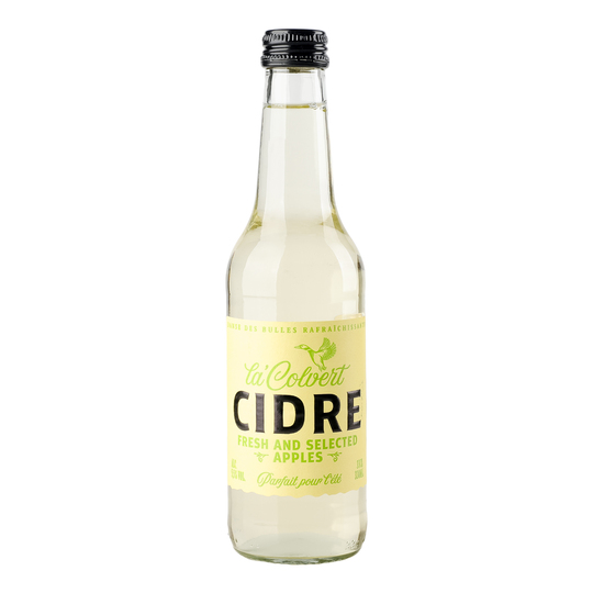 Сидр La Colvert Apple 5,5% 0,33л с/пл