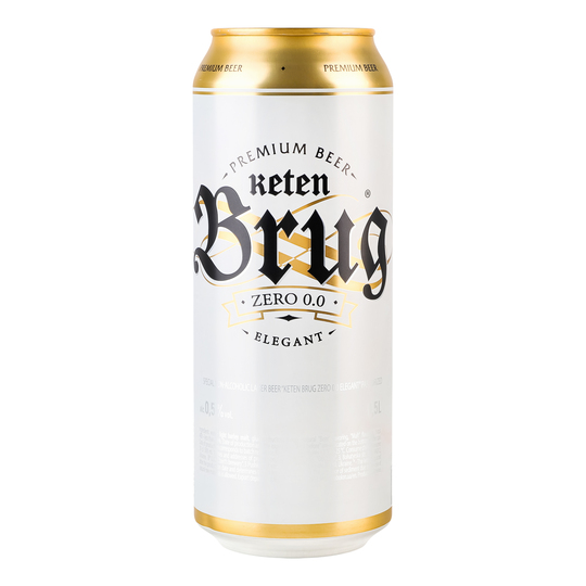 Пиво б/а Keten Brug Zero 0,5% 0,5л з/б