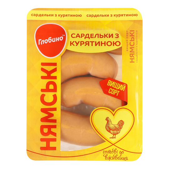 Сардельки Ням.з курят.Глобино в/с 300 г