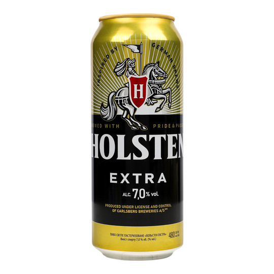 Пиво світле Holsten Extra 7% 0,48л з/б