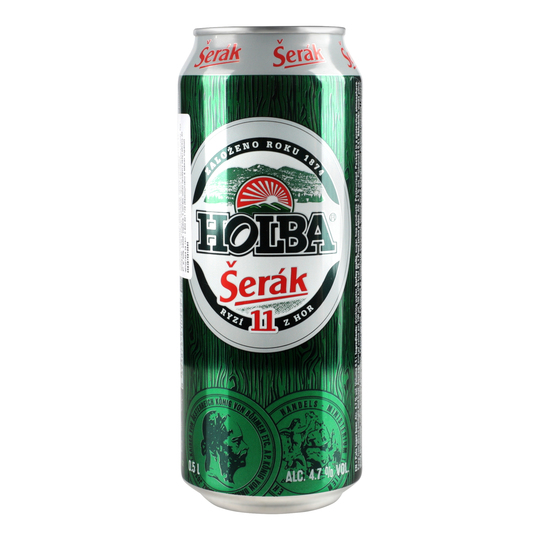 Пиво світле Holba Serak 4,7% 0,5л з/б