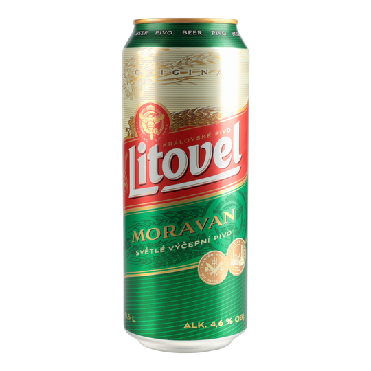 Пиво світле Litovel Moravan 4,6%0,5л з/б