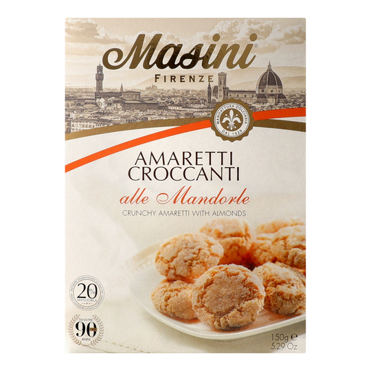 Печиво amaret.хруст.мигд.20% Masini 150г