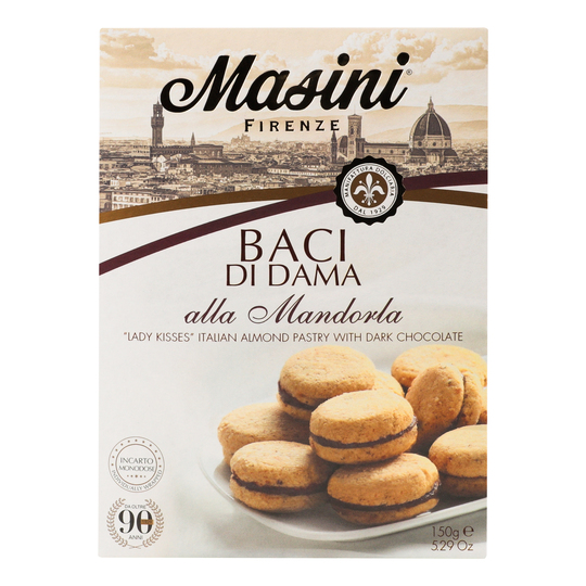 Печиво baci di dama тем.шок.Masini 150г