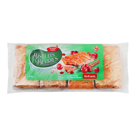 Печиво затяжне журавлина+родз.ZL 210г