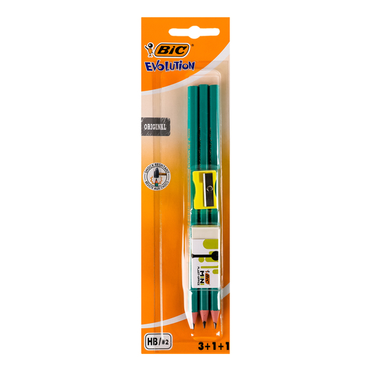 Набір олівців ecolution Bic блістер 5шт