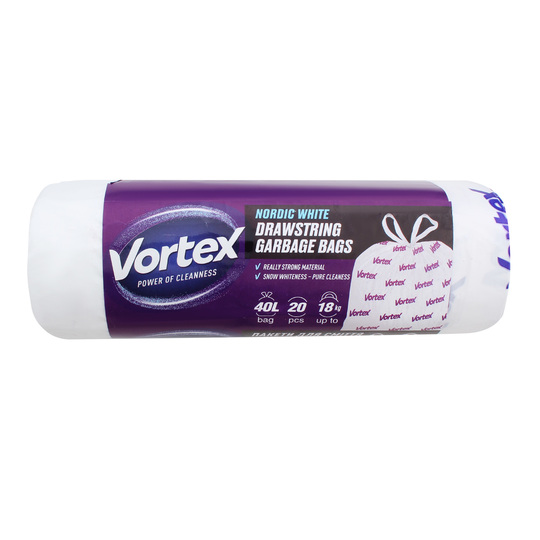 Пакети д/см. п/е з зат.Vortex 40л20шт